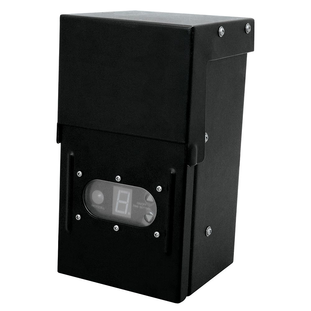 Hampton Bay 12Volt 200 Watt Transformer with Digital Timer The Home