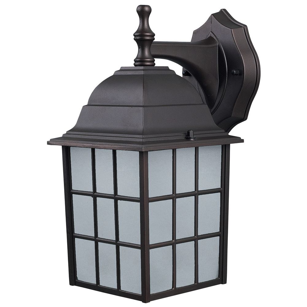 Canarm Colton 1 Light Orb Wall Lantern With Frosted Glass The Home Depot Canada Canarm Colton 1 Light Orb Wall Lantern, Outdoor Lighting Home Depot Canada
