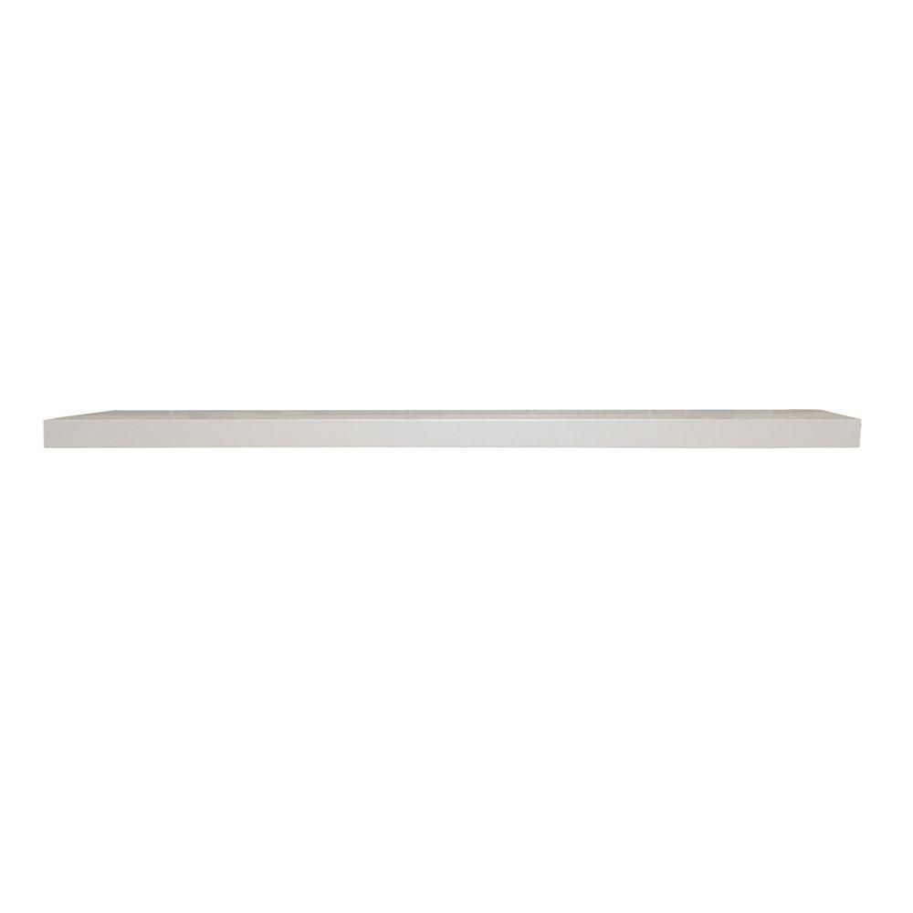 Home Decorators Collection 48 Inch Floating Shelf In White The Home   P 1000668567 