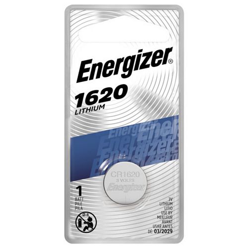 Energizer 1620 Lithium Coin Battery, 1 Pack