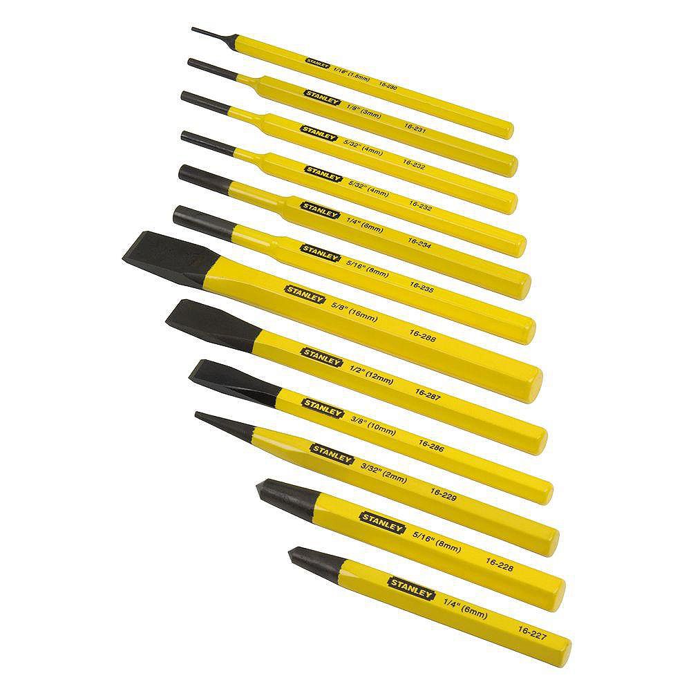 STANLEY Punch and Chisel Kit (12Piece) The Home Depot Canada