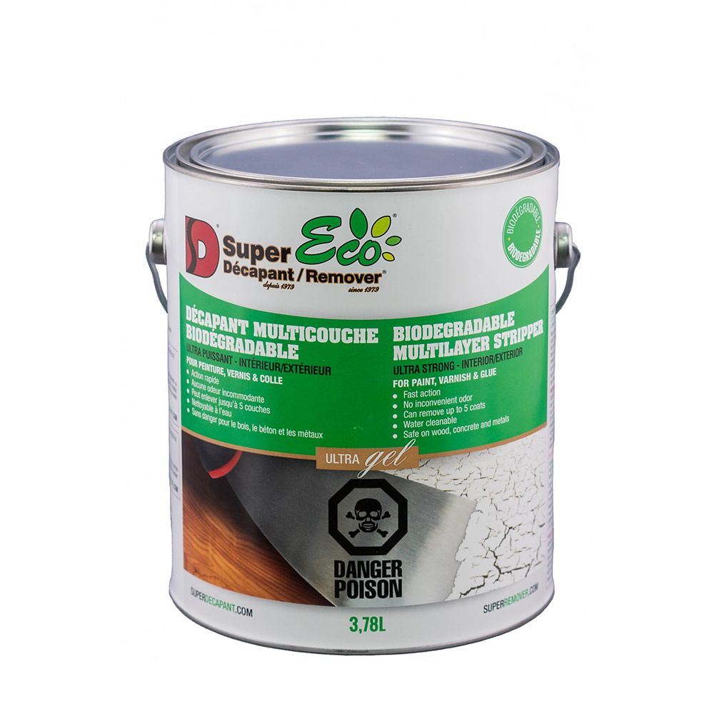 Ds Super Eco Remover Eco Paint Varnish and Glue Remover 3.78 Litres
