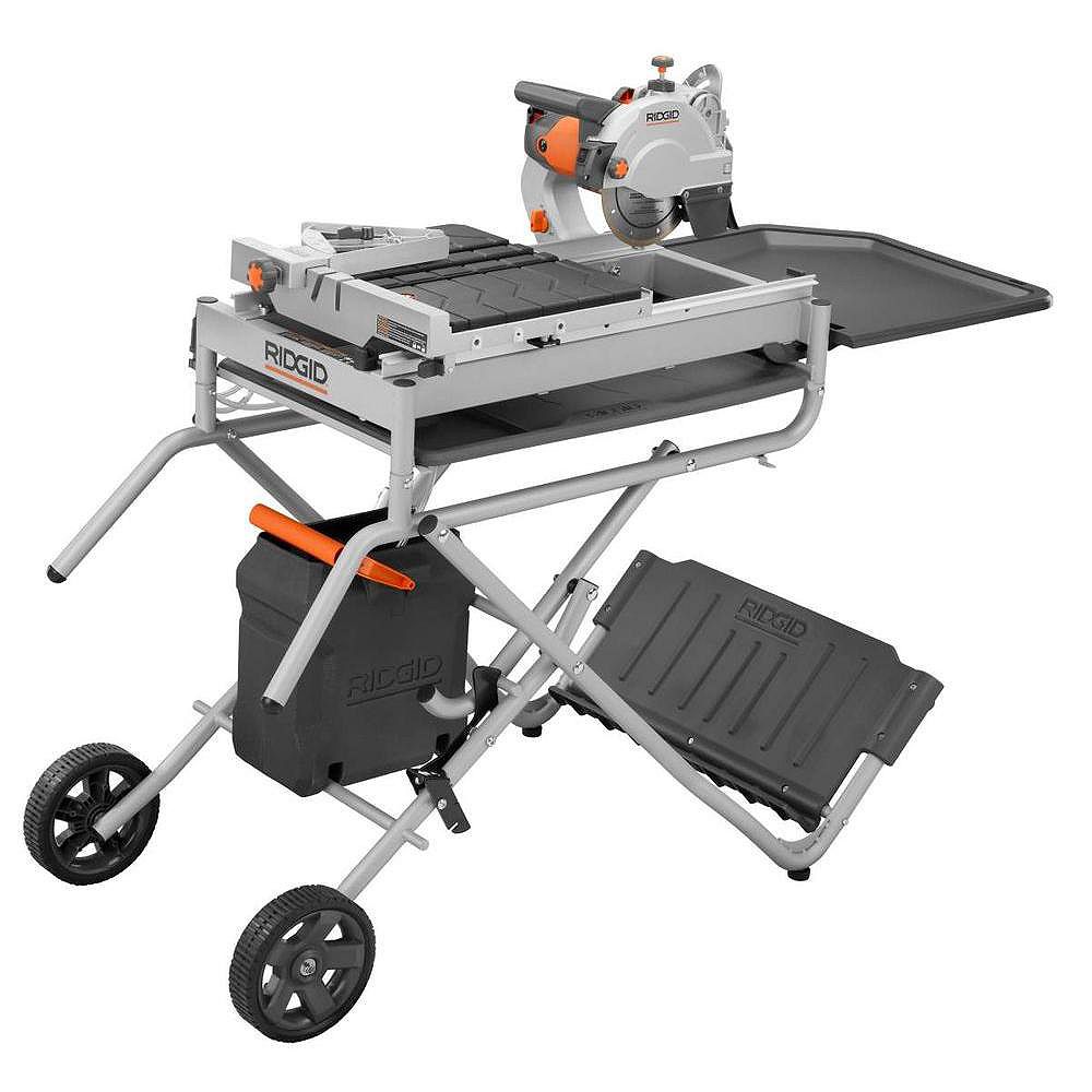 RIDGID 7-inch Portable Tile Saw with Laser | The Home Depot Canada