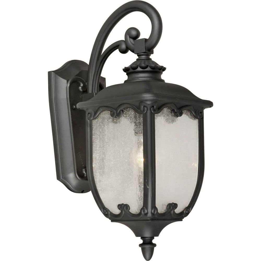 Filament Design Burton 1Light Black Outdoor WallLight The Home