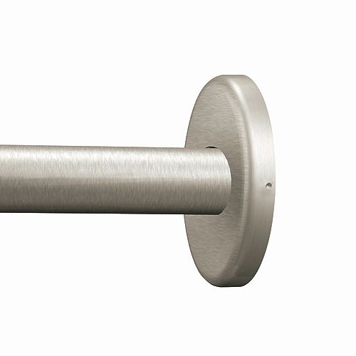 Adjustable Curved Shower Rod - Brushed Nickel