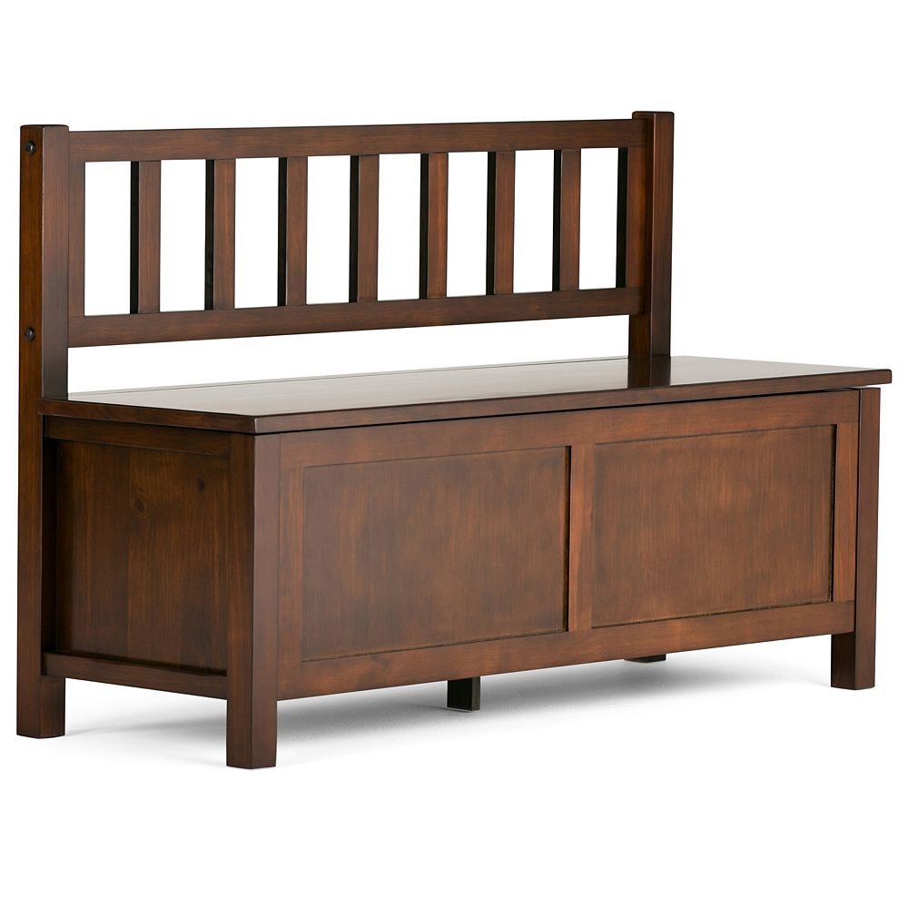 Simpli Home Holden Entryway Bench The Home Depot Canada