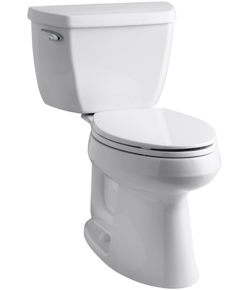 KOHLER Highline Comfort Height 2-Piece Single-Flush Elongated Bowl ...