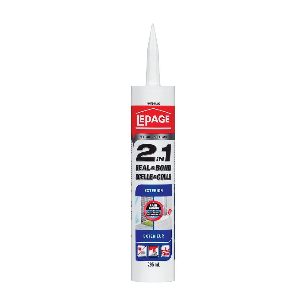 LePage 2in1 Seal & Bond Exterior 295mL Rainguard Sealant LePage 2in1 Seal & Bond Exterior 295mL Rainguard Sealant