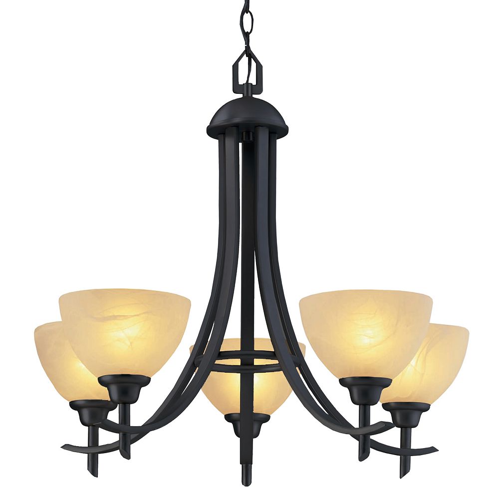 Hampton Bay 5 Light 60w Old Weathered Bronze Chandelier With Alabaster Glass Shades The Home Depot Canada Hampton Bay 5 Light 60w Old Weathered, Home Depot Chandelier Glass Lamp Shades