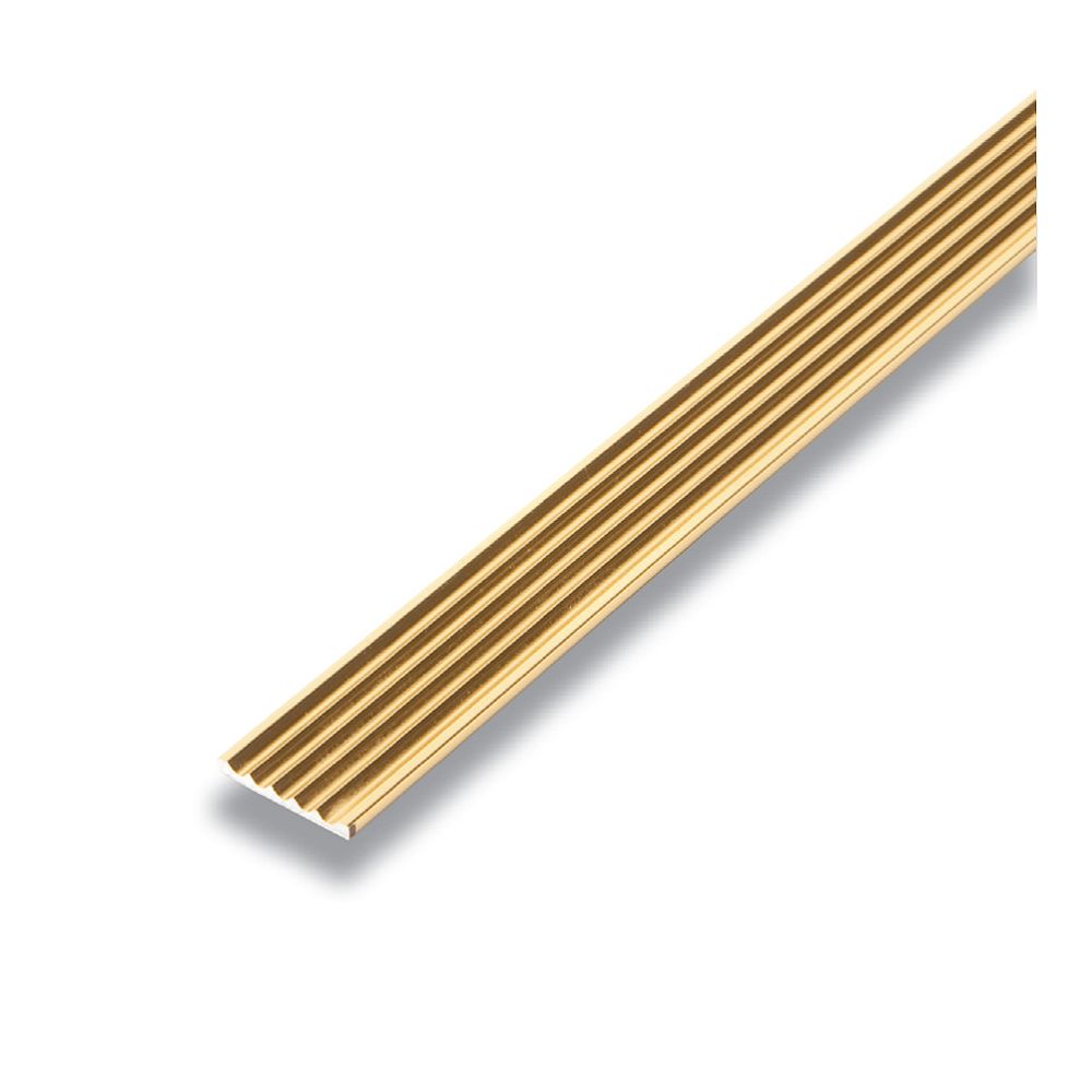 Alexandria Moulding Metal Angle Mira Gold 1/16 In. x 3/4 In. x 8 Ft. The Home Depot Canada