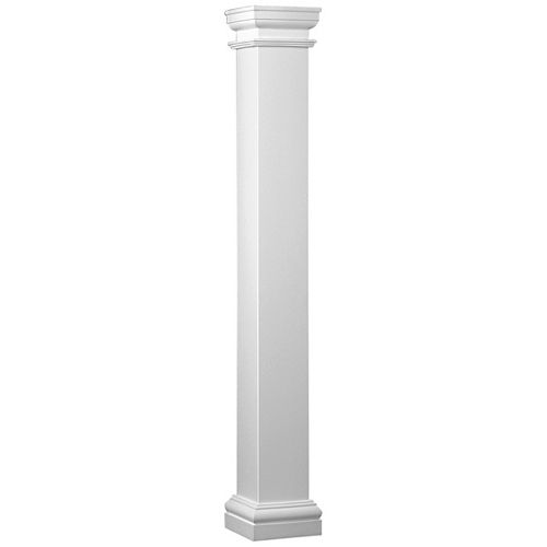 Fiberglass Square Column 8-inch x 8-inch x 8 Feet