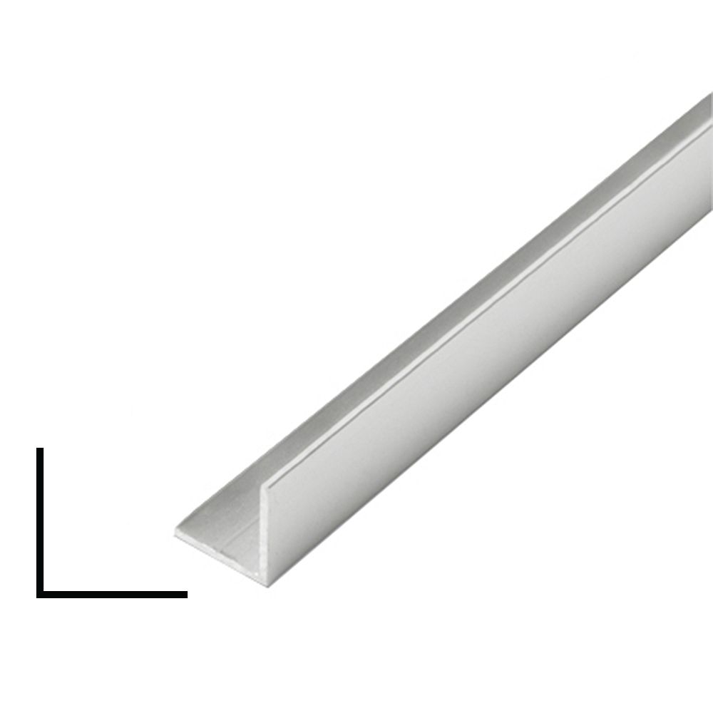 Alexandria Moulding Metal Angle Mira Lustre 1inch x 1inch x 8 Ft
