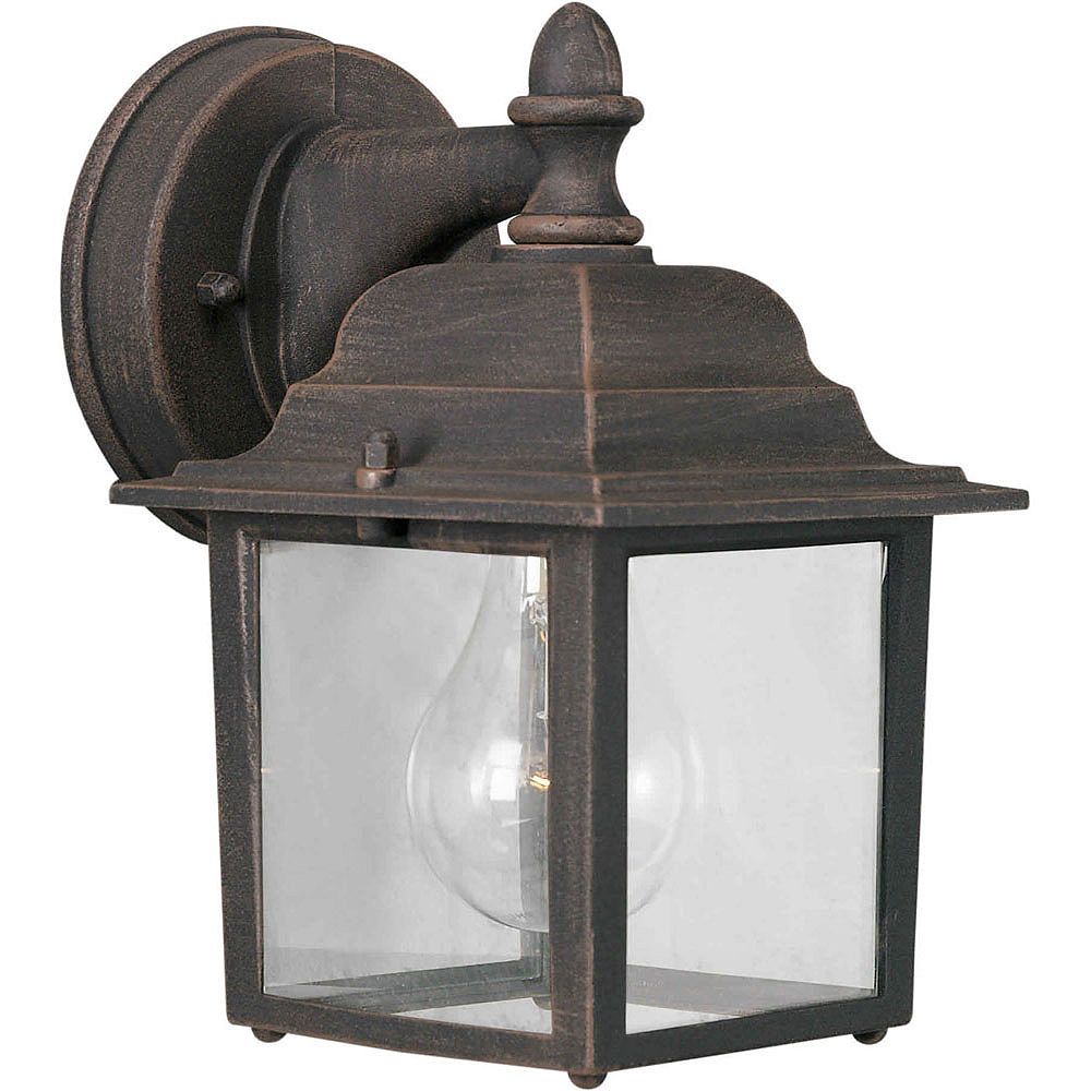 Filament Design Burton 1-light Painted Rust Outdoor Wall-light 