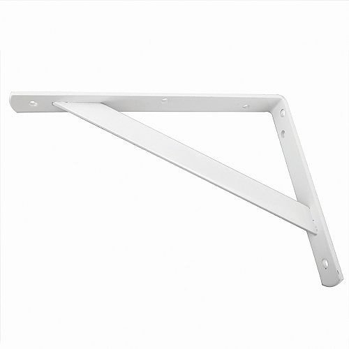 12-inch Heavy Duty Bracket in White