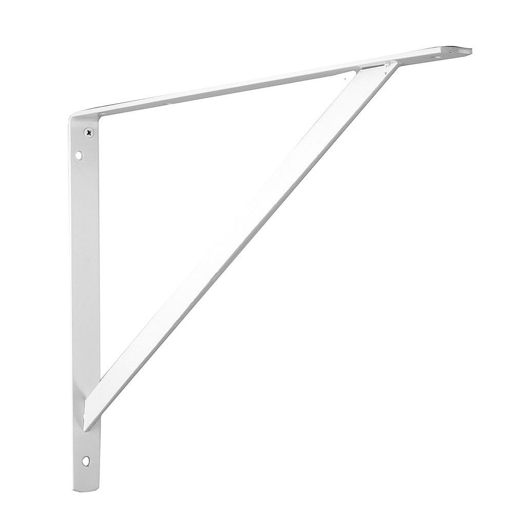 Everbilt 20 Inch Heavy Duty Bracket In White The Home Depot Canada