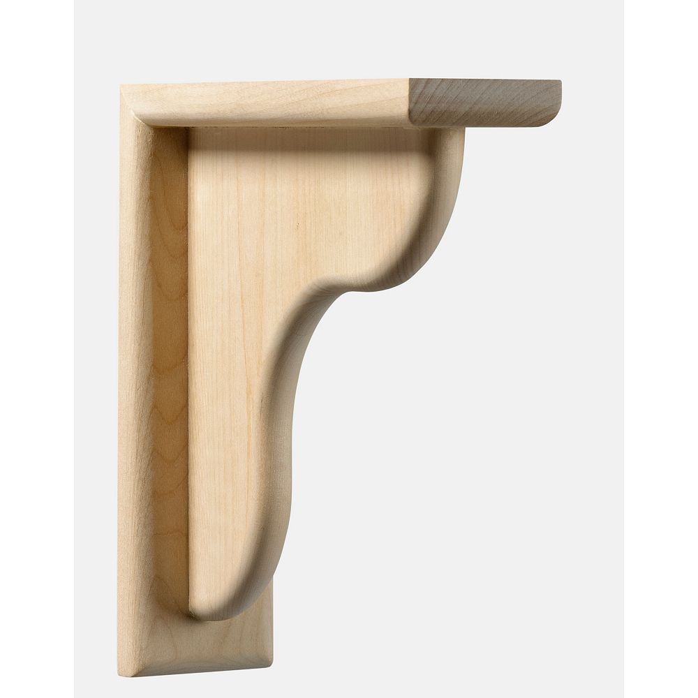 Ornamental Mouldings Maple Counter Support Bracket 2 1 2 X 9 1 4 X 9 1 4 The Home Depot Canada