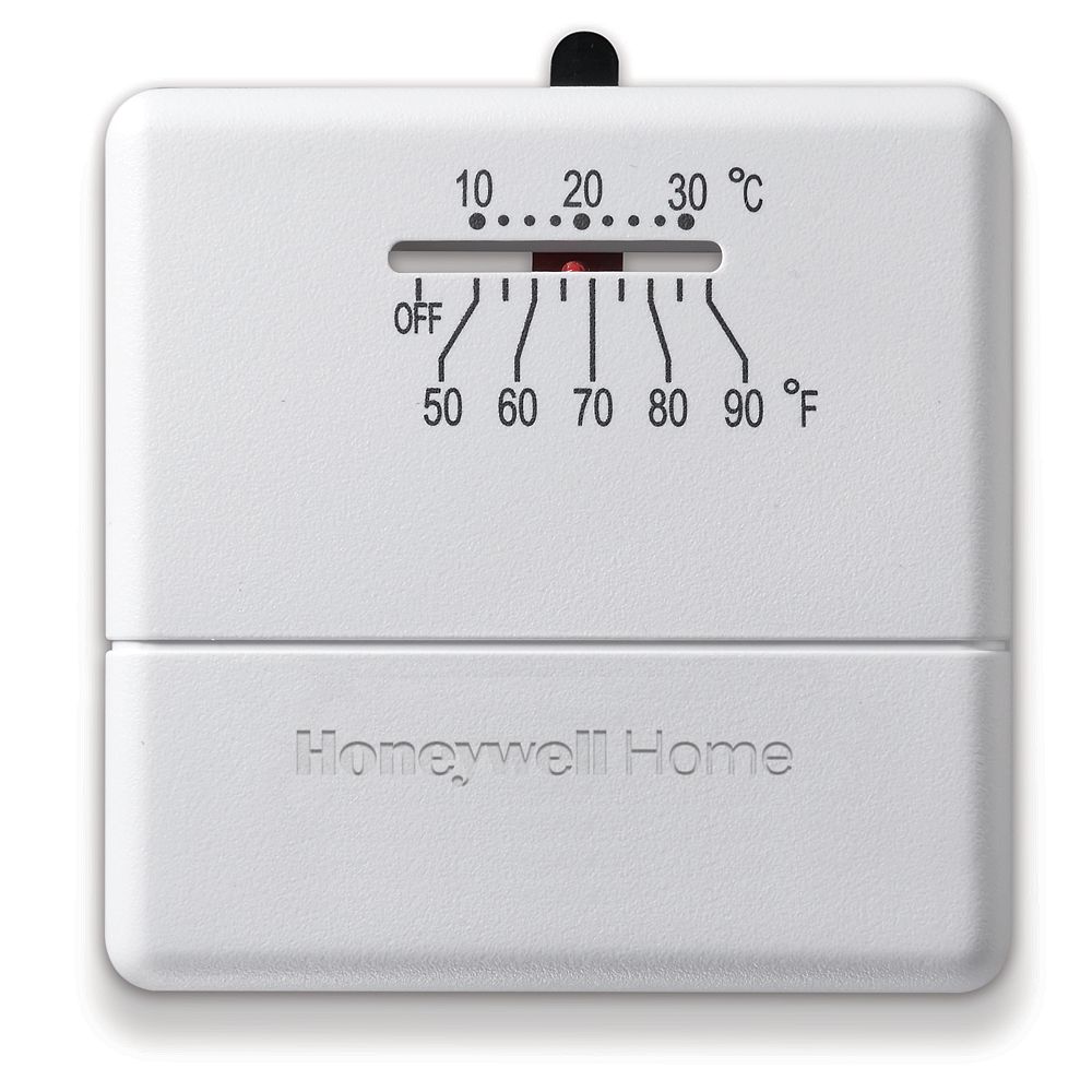 Honeywell Home Economy Non-Programmable Thermostat with Microvolt 1H ...