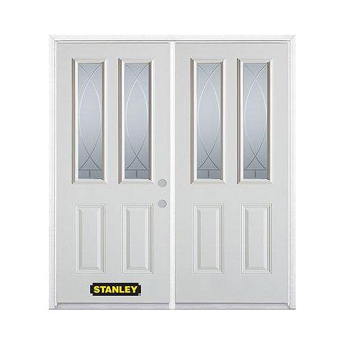 STANLEY Doors 71.75 inch x 79.75 inch Clear LowE Argon Prefinished