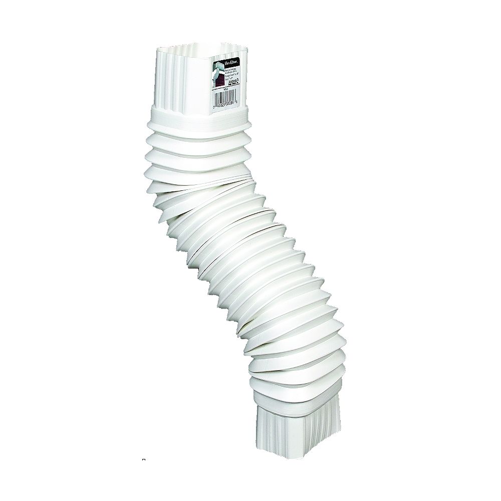Euramax Canada Flex ElbowWhite 2 Inch x 3 Inch The Home Depot Canada