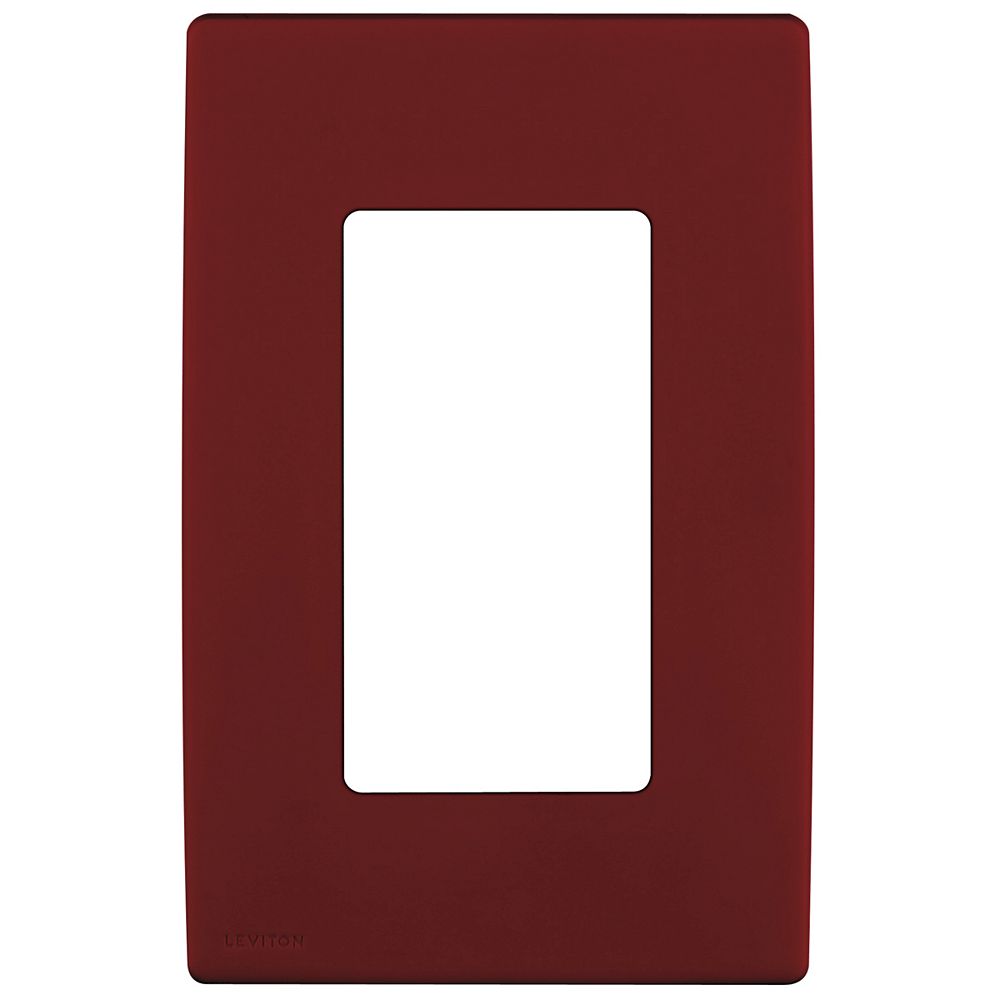 Leviton Renu 1Gang Screwless Wallplate in Deep The Home Depot Canada