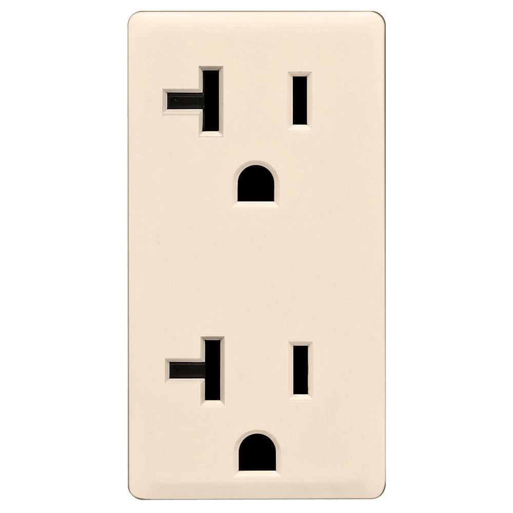 Leviton Renu Face Plate for 20A Receptacle (Wallplate not Included) in ...