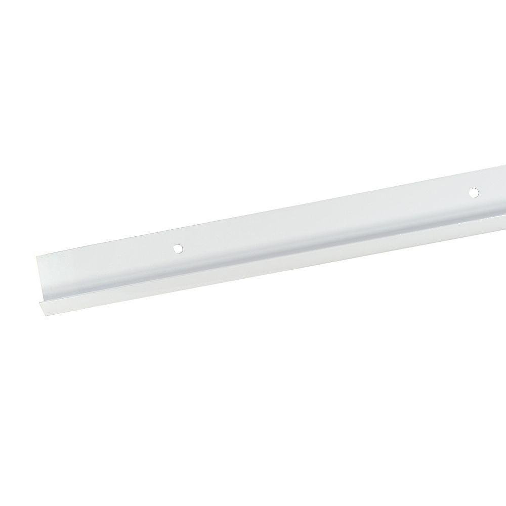 Rubbermaid FastTrack 80inch Mounting Rail for Closet Oranizer in White