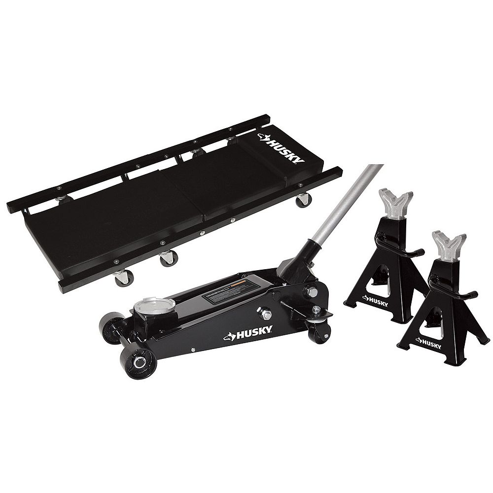 Amazon Com Husky 3 Ton Low Profile Floor Jack With Speedy Lift Home Improvement