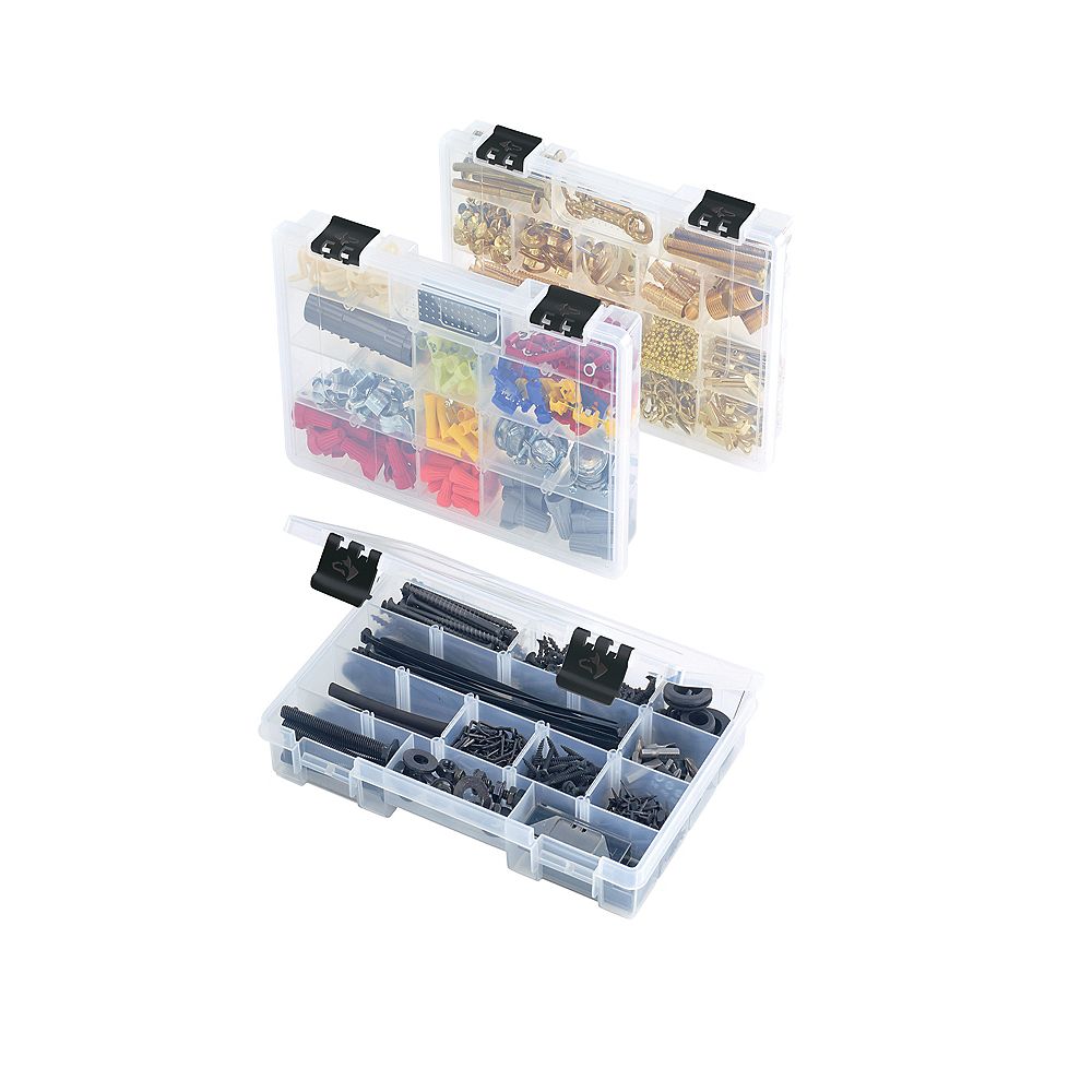 Husky 3Pack 11inch Parts Bin Organizer The Home Depot Canada