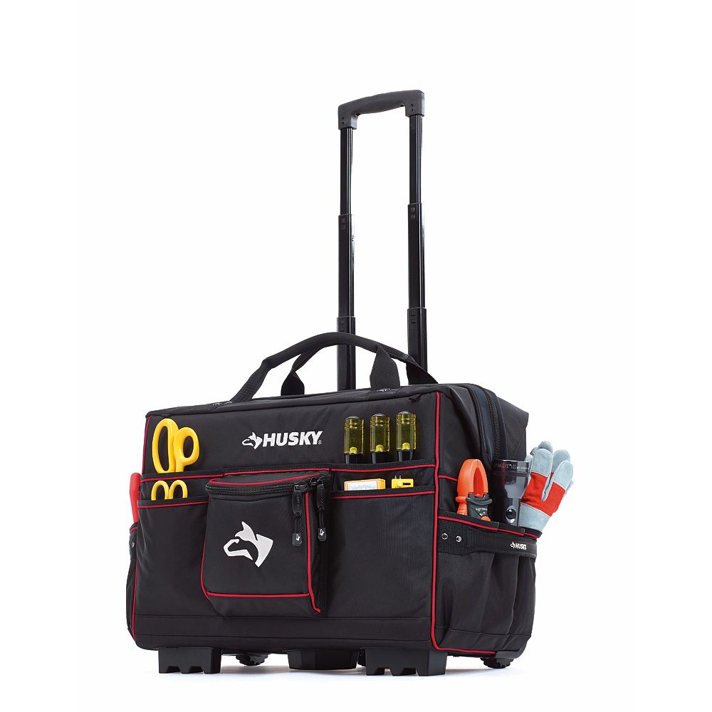 husky pro grade rolling tote