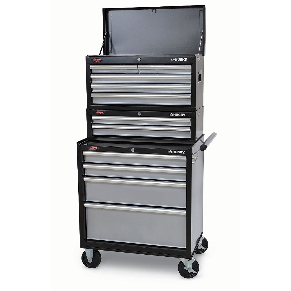 Husky 27inch 11Drawer Mobile Tool Storage Chest & Combo in