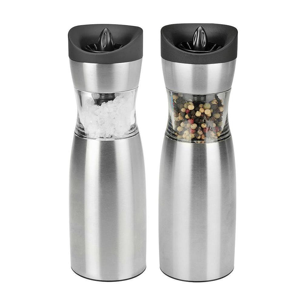 Kalorik Gravity Salt and Pepper Grinder Set The Home Depot Canada