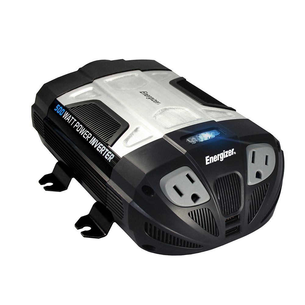 Energizer 12V 500 Watt Power Inverter The Home Depot Canada