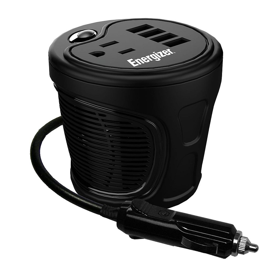 Energizer 12V 180 Watt Cup Inverter The Home Depot Canada