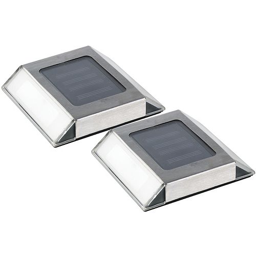 Nature Power Outdoor Lighting Solar Led More The Home Depot Canada - Lumo Solar Led Outdoor Wall Light Black