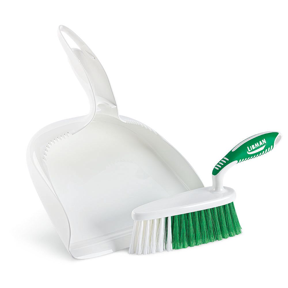 Libman Dust Pan and Brush Set with Large Well | The Home Depot Canada