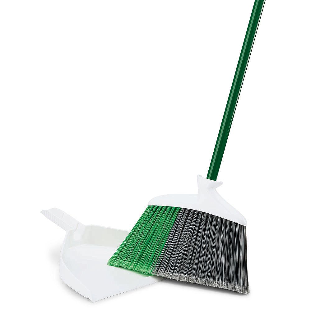 Libman Precision In Out Angle Broom with Dustpan The Home Depot Canada