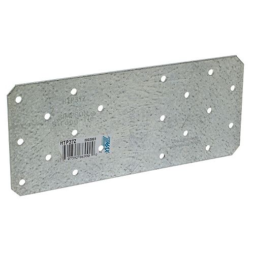 HTP 3 inch x 7 inch ZMAX Galvanized Heavy Tie Plate