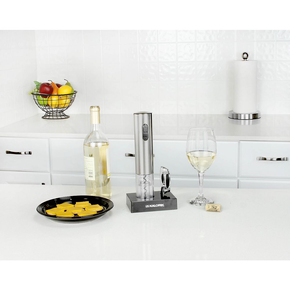 Kalorik Electric Corkscrew in Stainless Steel The Home Depot Canada