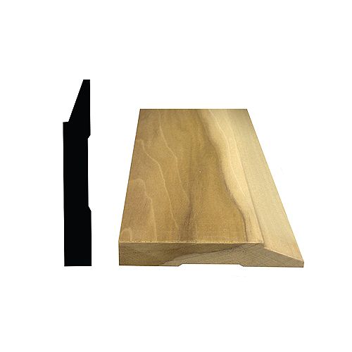 Poplar Baseboard Moulding Moulding The Home Depot Canada