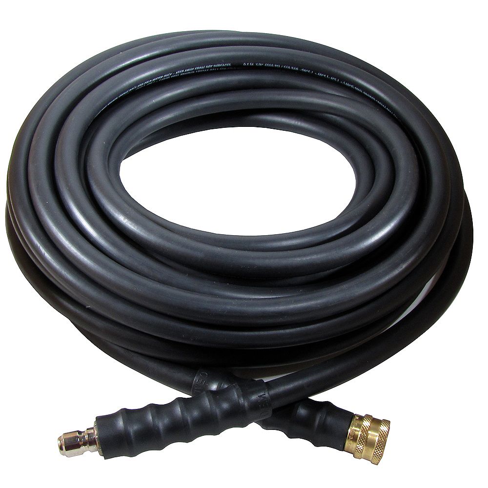 Powerplay 50 ft. x 3/8-inch High Pressure Hose with Quick Connect ...