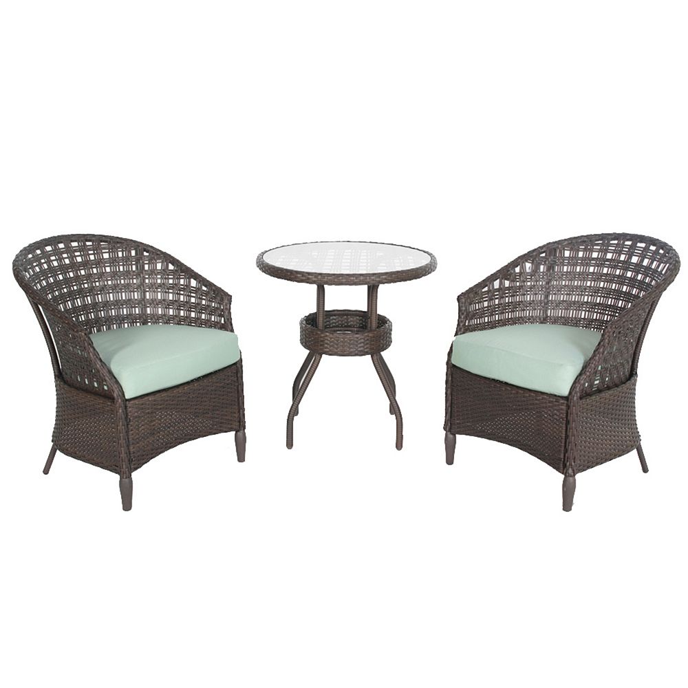 Hampton Bay 3 Piece Bistro Set Images