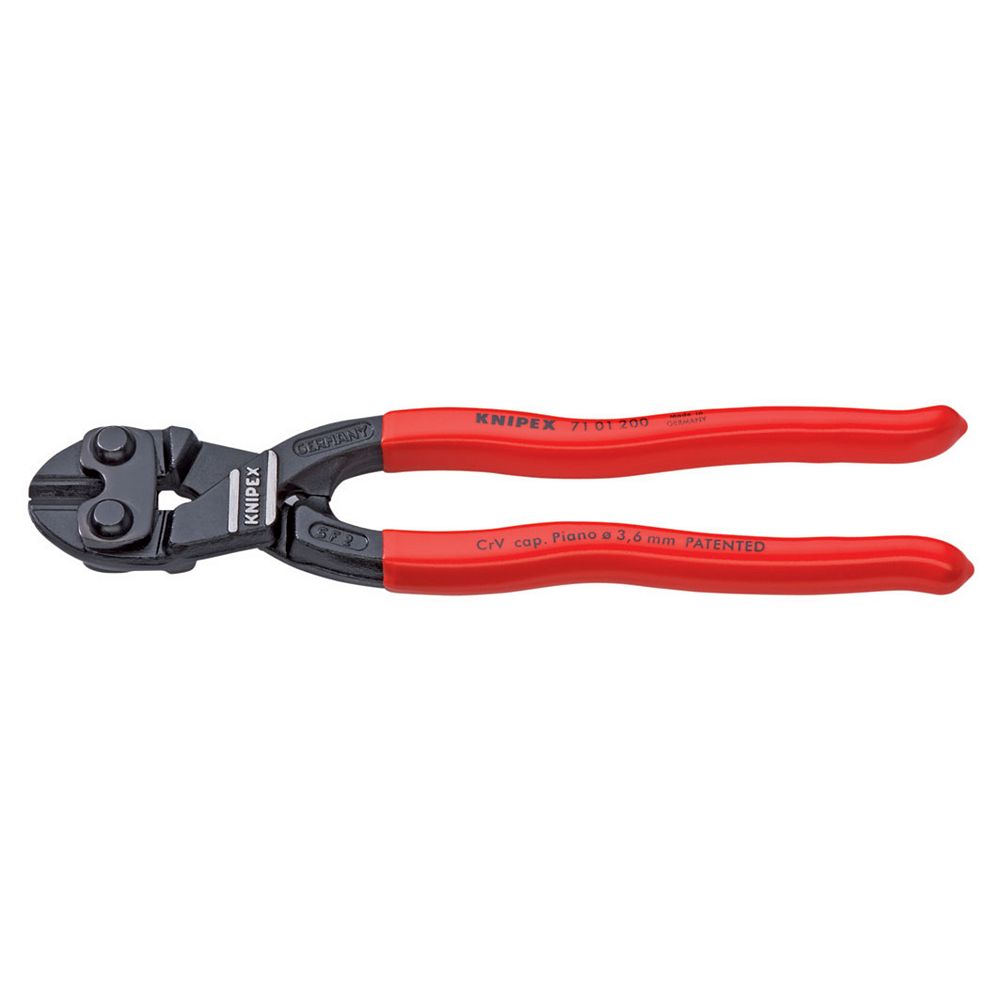 Knipex 8inch Cobolt Lever Action Compact Bolt Cutter, 64 HRC