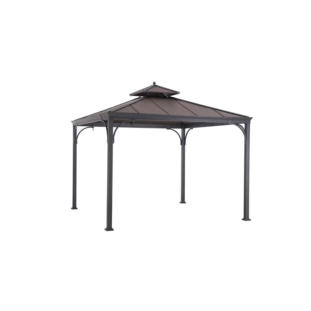 Hampton Bay 10 ft. x 10 ft. Harper Gazebo | The Home Depot Canada