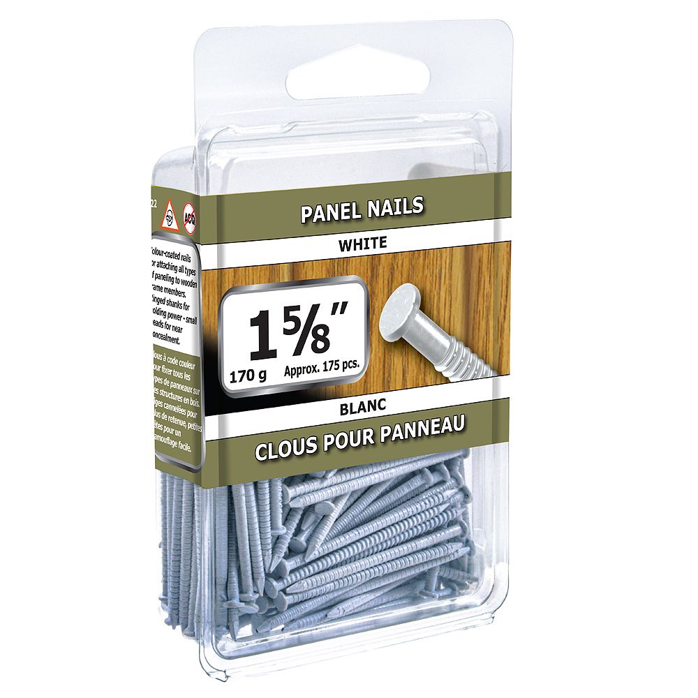 Paulin 15/8inch Panel Nails White 170g (approx. 177 pcs. per