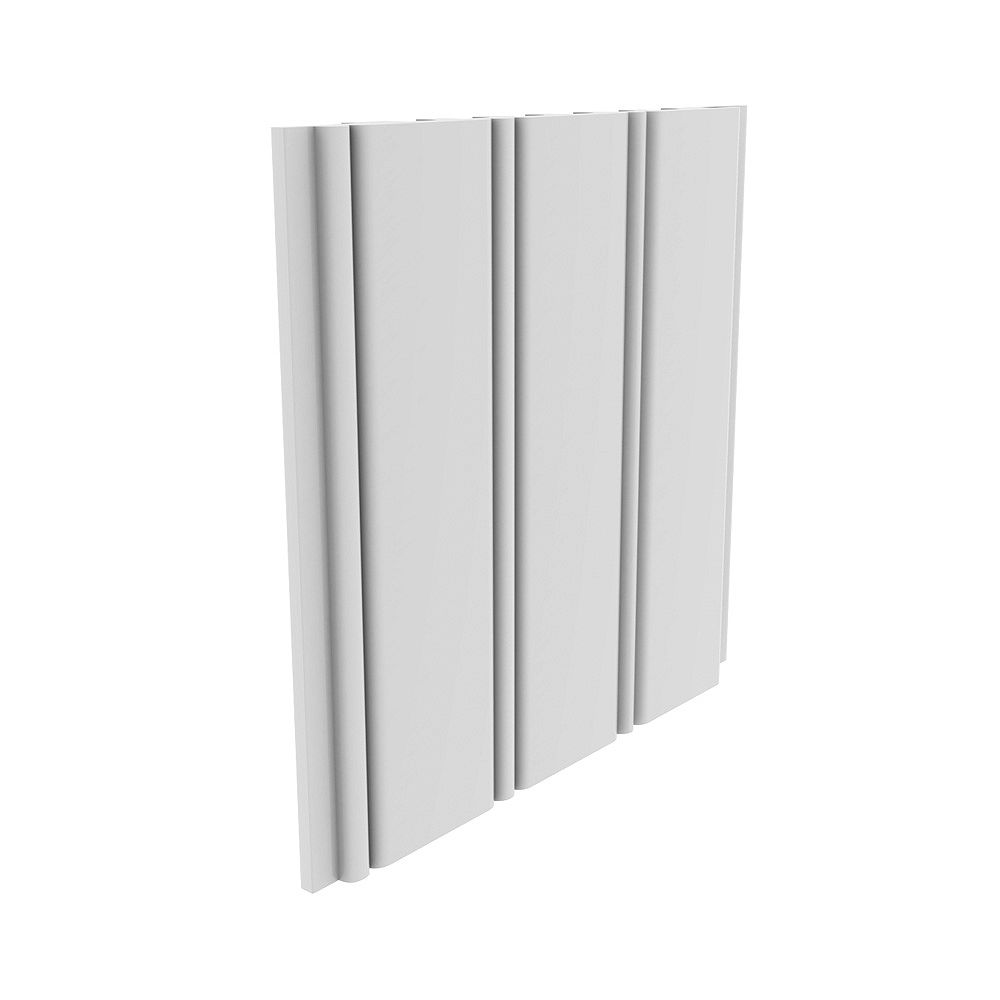 Veranda Planking Pvc White 3/8 Inch X 55/32 Inchx8 Feet The Home