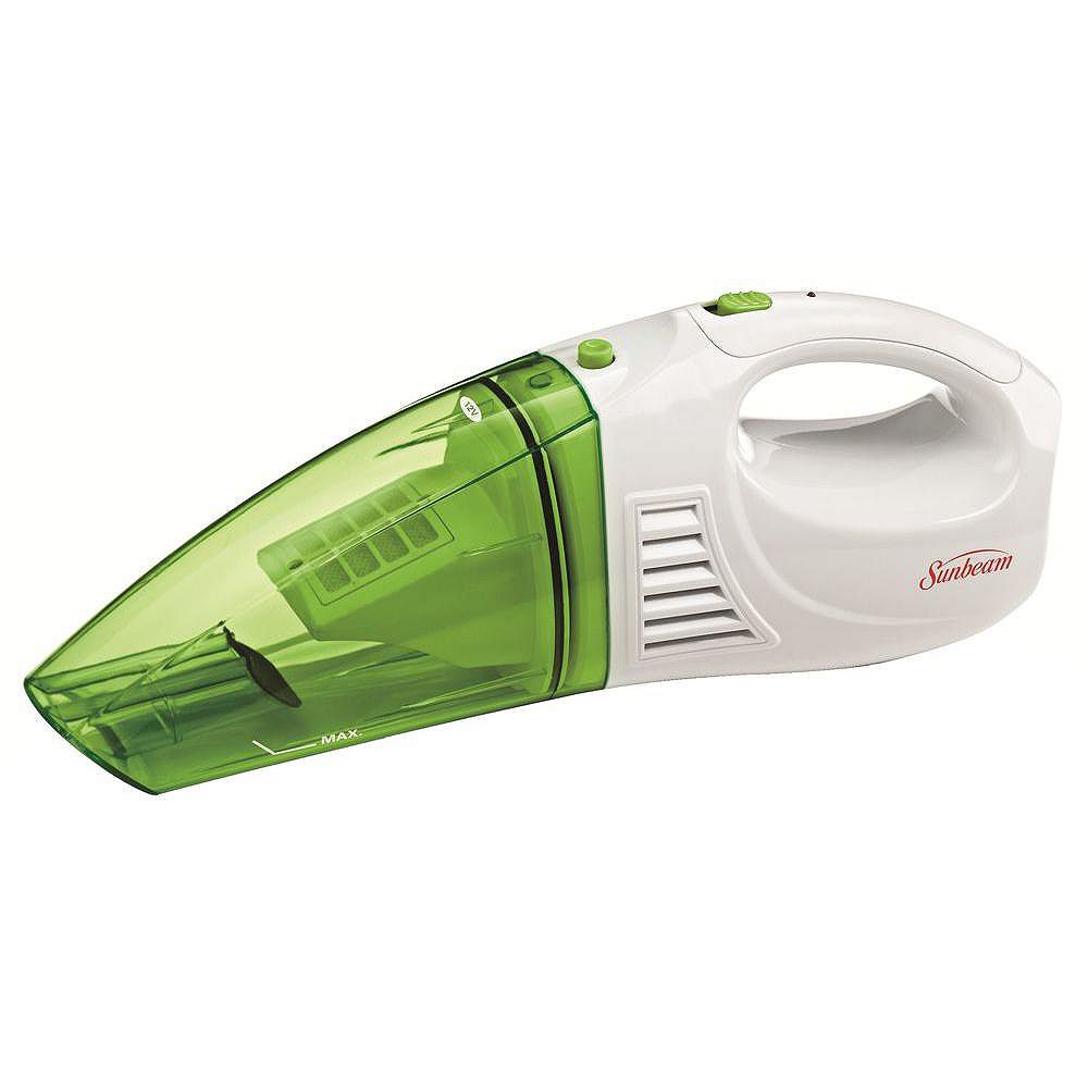 Sunbeam 12V Rechargeable Handheld Wet/Dry Vacuum Lime The Home Depot Canada