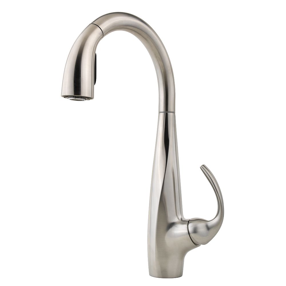 Pfister Avanti Stainless Steel Pull Down Kitchen Faucet The Home Depot Canada