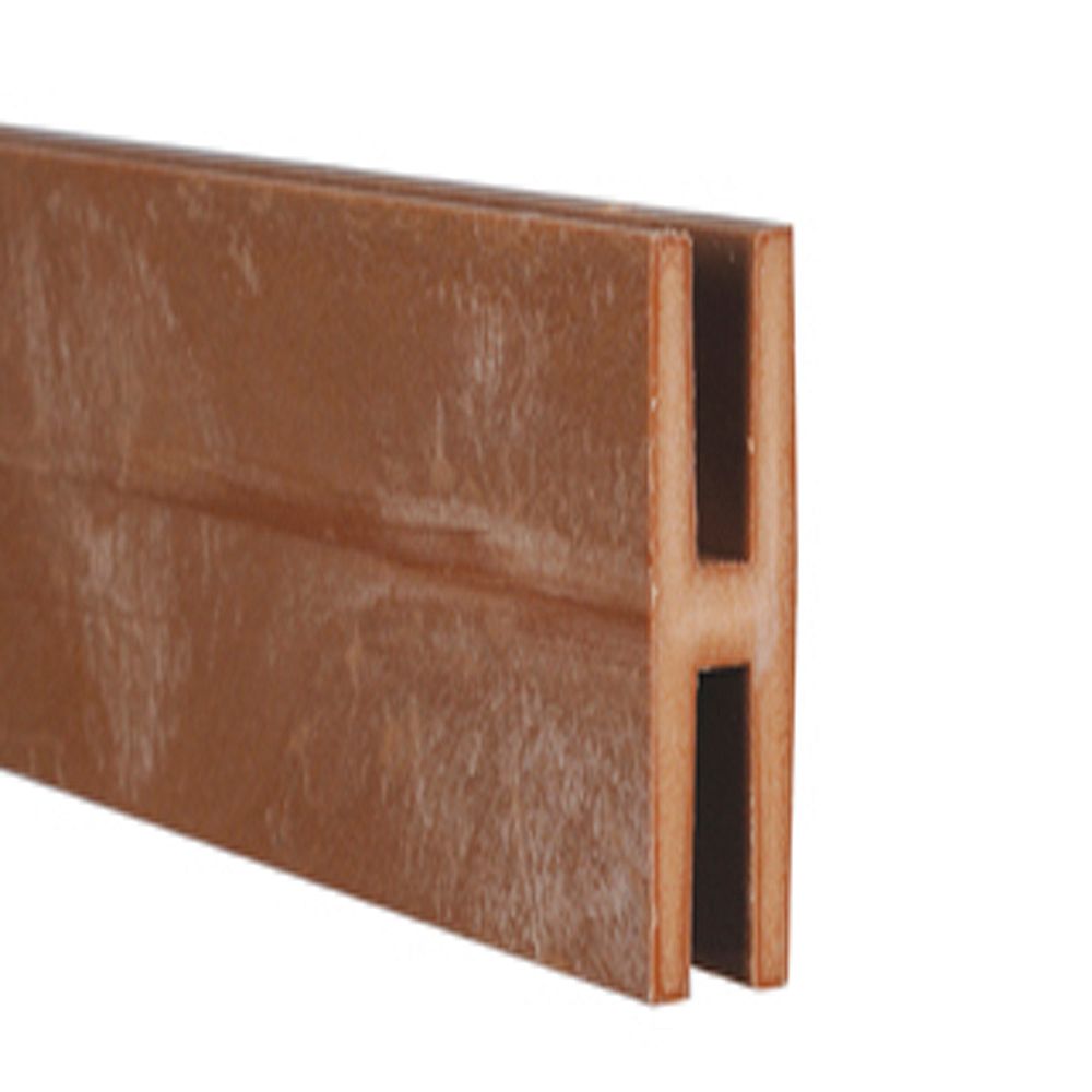 Veranda 8 ft. California Redwood Vinyl Lattice Divider The Home Depot