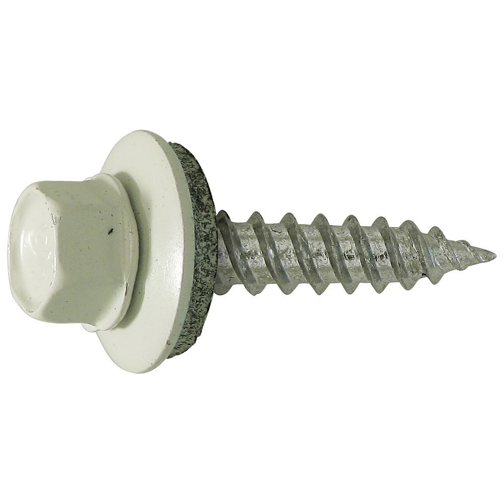 Paulin #10 x 1-1/2 -inch Hex Head Self-Sealing Roofing / Siding Screws ...