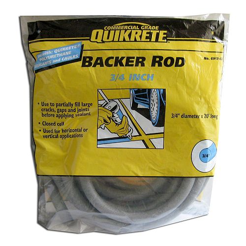 Backer Rod 3/4 inches x 20 feet